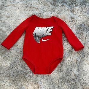 Nike Red Baby One Piece